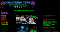 Desktop Screenshot of halloweentownstore.com