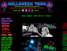 Tablet Screenshot of halloweentownstore.com